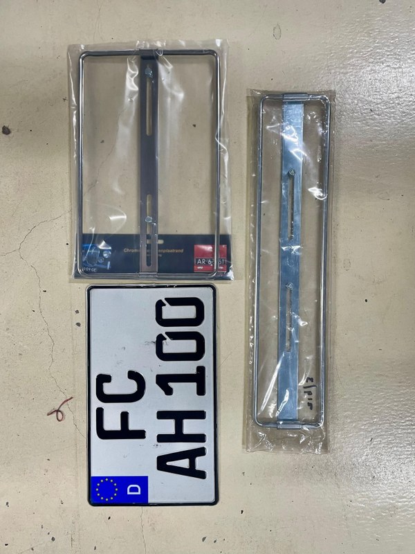 Chromelijsten voor kentekens te koop kentekens laten maken