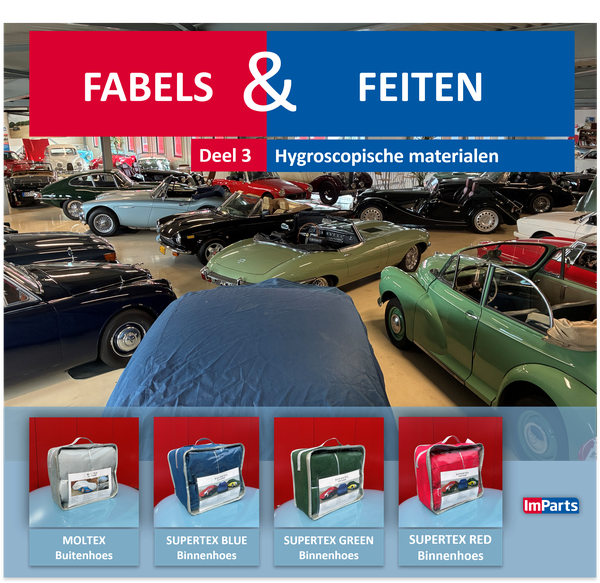 Fabels & Feiten over autohoezen voor klassiekers. Echte bescherming begint bij techniek. Deel 3: Hygroscopische materialen