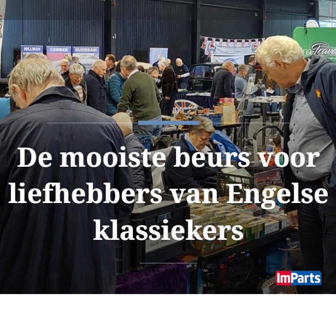 Tot zondag op de British Car Club Day?